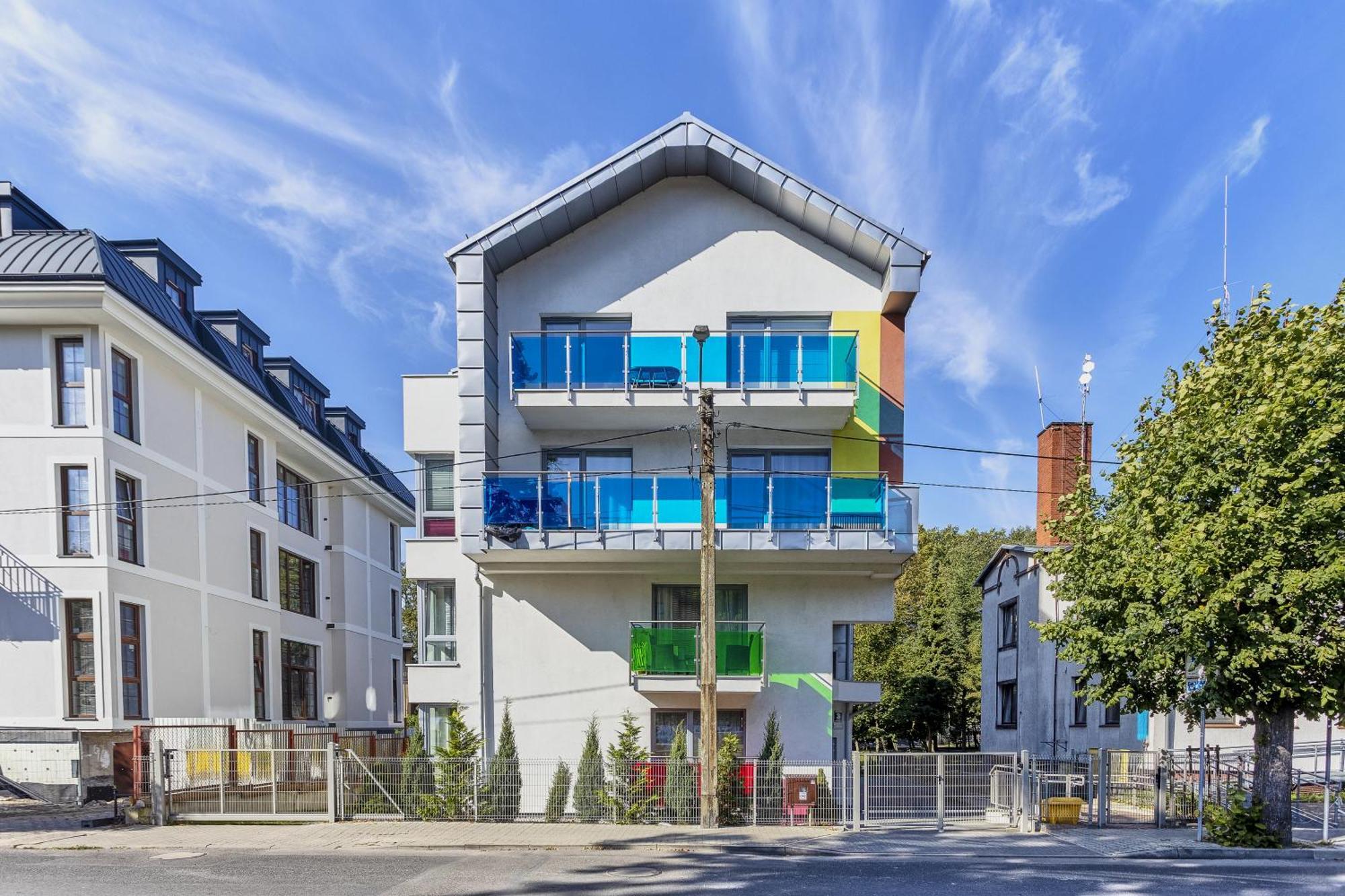 Kolorowe Balkony By Baltic Home Miedzyzdroje Exteriör bild